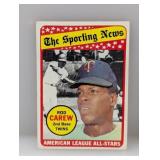 1969 TOPPS Baseball ROD CAREW HOFR 419 Indents