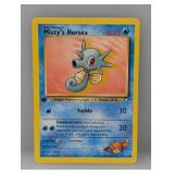 Pokemon 2000 1st Edition Mistys Horsea 86 Edge