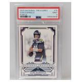 2025 Nat Treasures Purple Sam Darnold /75 PSA 9