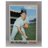1970 TOPPS MEL STOTTLEMYRE YANKEE ALL-STAR 100