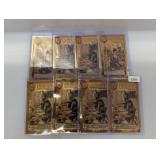 (8) 1/2000oz 24K AZ & FL Goldbacks