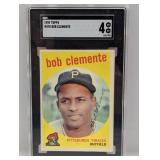 1959 Topps Baseball #478 Bob Clemente SGC 4