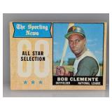 1968 Topps All Star Selection Bob Clemente #374