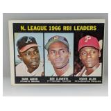 1967 Topps Hank Aaron Bob Clemente Allen PL/S/E