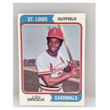 1974 Topps Lou Brock #60 S/C/E/I
