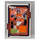 2025 Donruss Threads Jersey Relic Bo Nix #DTH-BNX