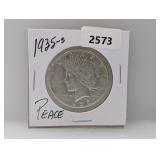 1935-S 90% Silv Peace $1 Dollar