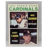 1964 Topps RC Stars Mike Shannon Harry Fanok 262 C