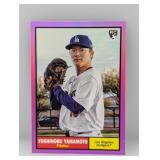 2024 Topps Pink Yoshinobu Yamamoto Rookie #61