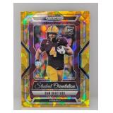 2025 Prizm Draft Picks Cam Skattebo Gold Ice 16