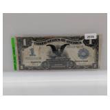 1899 $1 Black Eagle Silv Certificate