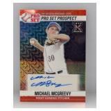 2021 Pro Set Michael McGreevy Rookie Autograph #4