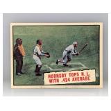 1961 Topps Rogers Hornsby #404 Surface