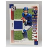 2025 Donruss Jaxson Dart Rookie Game Usedï¿½Crease