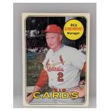 1969 Topps Red Schoendienst #462 S/I/C