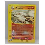 2003 Pokemon Arcanine Skyridge Back Inden