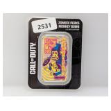 1oz .999 Silv Call of Duty Bar