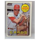 1969 Topps Julian Javier #497 Indents/Crease