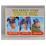 1970 Topps RC Stars Johnson Lazer Scott C/E/Is