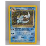 Pokemon 1999 Vaporeon Holo 12 Edges