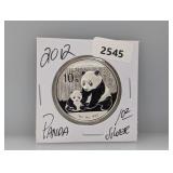 2012 1oz .999 Silv Panda 10 Yuan