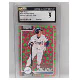 2026 Topps Green/Pink Polka Dots Ohtani 200 CSG 9