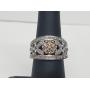 14K WG Diamond Flower Ring