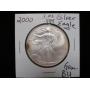 2000 1 OZ .999 SILVER EAGLE GEM BU