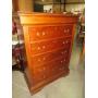 CHERRY 6 DRAWER HIGHBOY CHEST