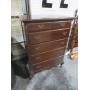 ANTIQUE MAHOGANY HIGHBOY (6) DRAWER CHEST