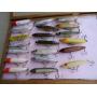 COLLECTION OF (21) HEDDON ZARA SPOOKS W/WOOD CASE