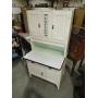 VINT. PAINTED WHITE SELLERS HOOSIER STYLE CABINET