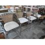 (4X) METAL PADDED BAR STOOLS