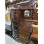 ANTIQUE TIGER OAK SIDEXSIDE SECRETARY/BOOKCASE