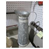 LARGE GALVENIZED CREAM CAN