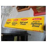 1980 24" SUNBEAM PLASTIC ADV. SIGN