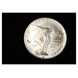 1983 D OLYMPIC DOLLAR 90% SILVER GEM BU