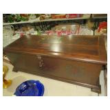 19TH CENTURY WOOD MUSIC CHEST