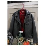 NICE LEATHER INDIAN MOTORCYCLE JACKET SZ L