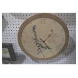 TELLICO LAKE WOOD WALL CLOCK 17"R