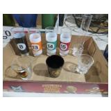 COLL. VINTAGE SHOT GLASSES