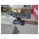CAST IRON ALABAMA MINI ANVIL