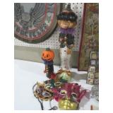 (2) HALLOWEEN FIGURES & MASKS