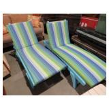 (2)BREEZESTA LOUNGE CHAIRS W/ CUSHIONS