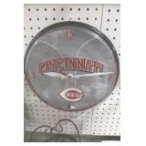 13" CINCINNATTI REDS CLOCK