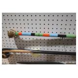 MAASAI BEADED RUNGU(POWER MACE) 17"L