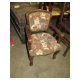CHILD ARM CHAIR BEAR THEMED FABRIC