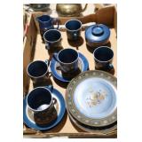 CHINA CUPS, SAUCERS, MISC