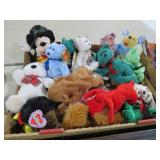 BOX OF BEANIE BEARS & CHARACTER BEARS
