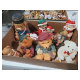 BOX OF BEAR FIGURINES